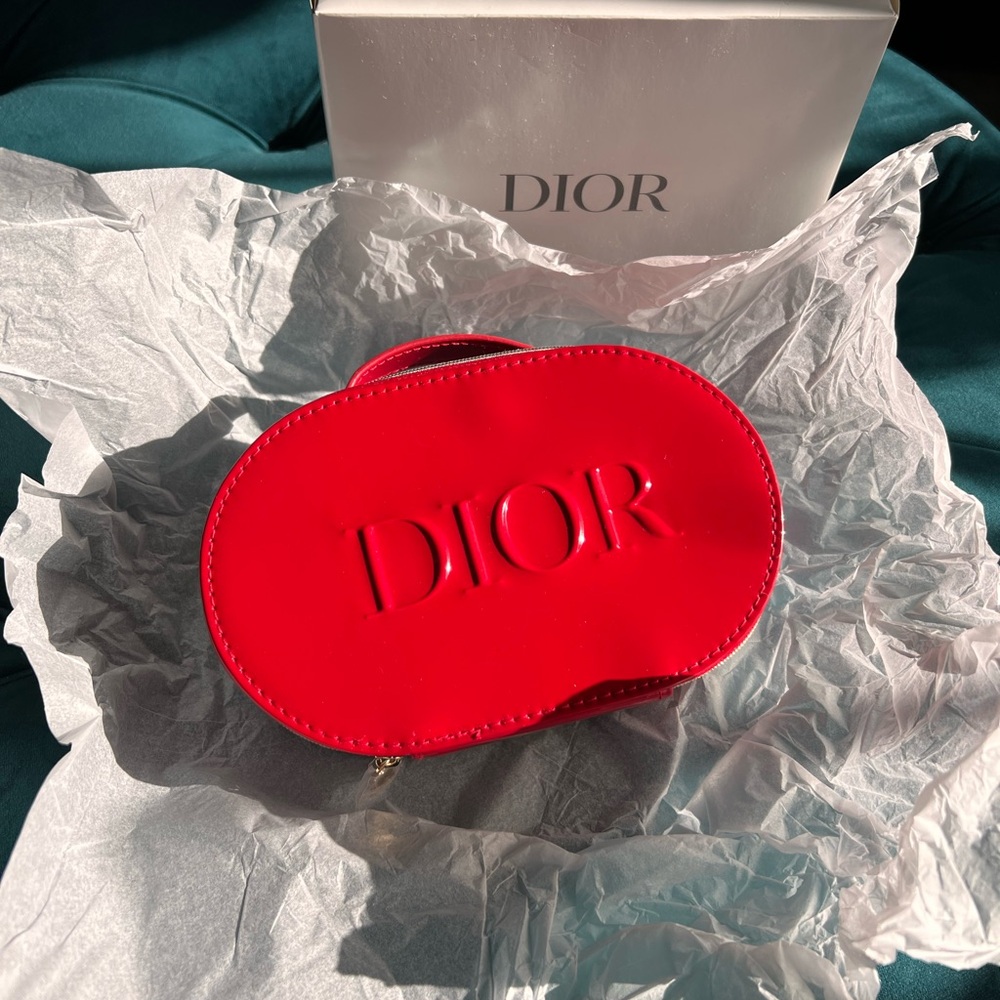 Dior Vibrant Red Cosmetic Case